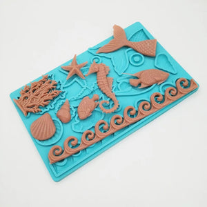 Under the sea silicone mold 2