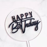 Happy Birthday Acrylic Topper 4