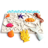 Under the sea silicone mold 2