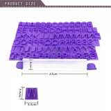 87 Pcs/Set Numbers And Letters Stamp