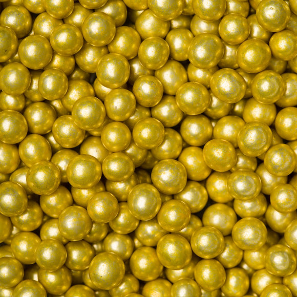 GOLD DRAGEES- 6mm