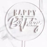 Happy Birthday Acrylic Topper 4