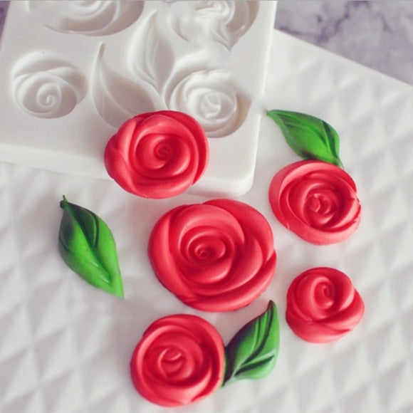 Modern Rose Silicone Mold