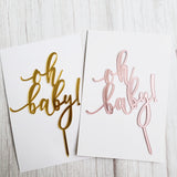 oh baby! Acrylic Topper