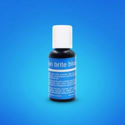 NEON BRITE BLUE LIQUA-GEL FOOD COLORING