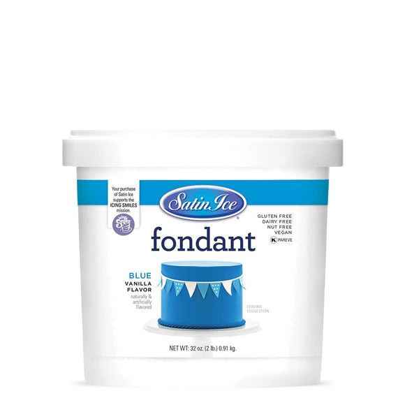 Satin Ice Fondant - BLUE- 2lb