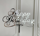 Happy Birthday Acrylic Topper 9