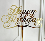 Happy Birthday Acrylic Topper 9