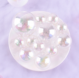 Iridescent Decorative Balls- 9pcs