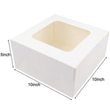 10"x10”x5”  Cake Box With Window