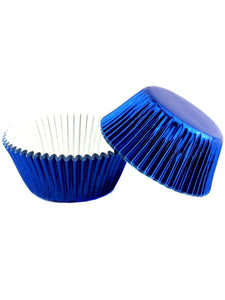 Blue Foil Cupcake Liners