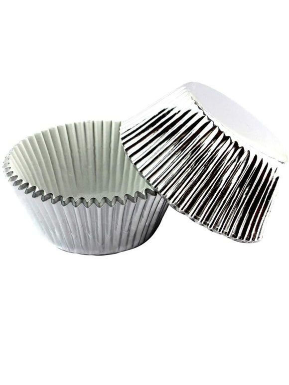 Silver Foil Cupcake Liners