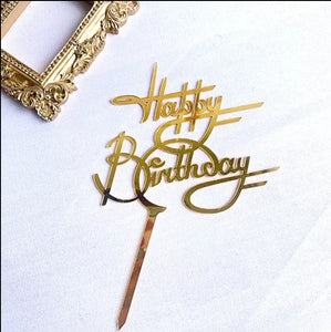 Happy Birthday Acrylic Topper 6