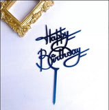 Happy Birthday Acrylic Topper 6