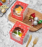 Christmas Single Cupcake Box