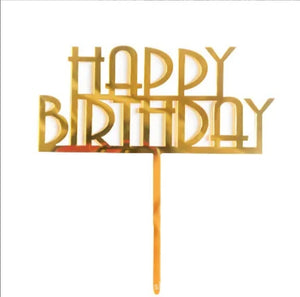 Happy Birthday Acrylic Topper 8