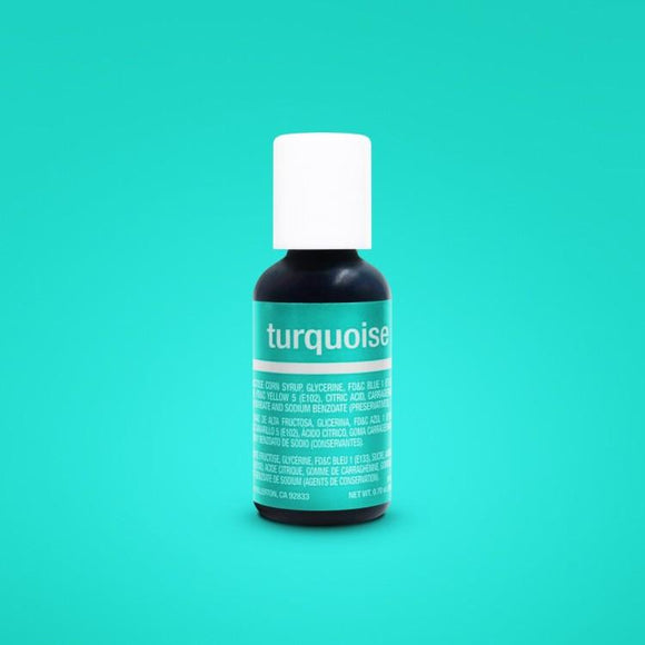 TURQUOISE LIQUA-GEL FOOD COLORING