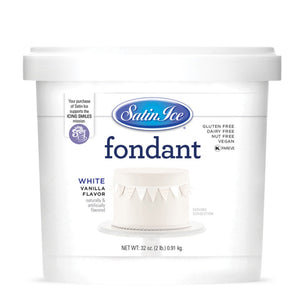 Satin Ice Fondant - White 2lb