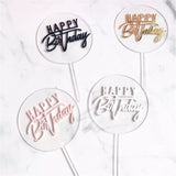 Happy Birthday Acrylic Topper 4