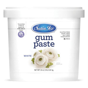 Satin Ice Gum Paste - White 2lb